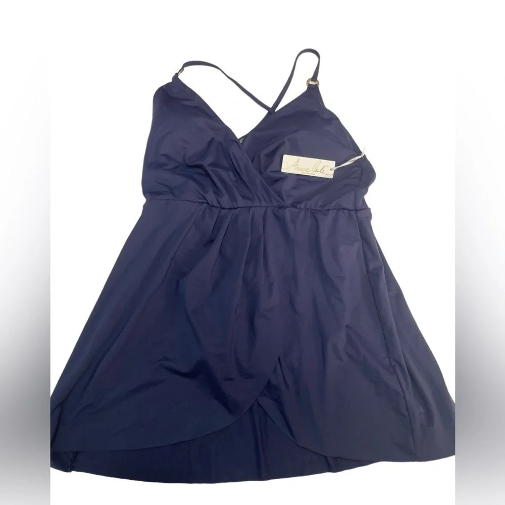 Anne Cole
Plus Size Surplice Maillot Swimdress - Picture 3 of 9